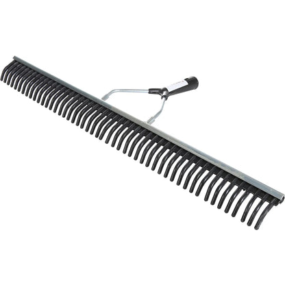 Rubber Rake Width 75 cm with Wooden Handle