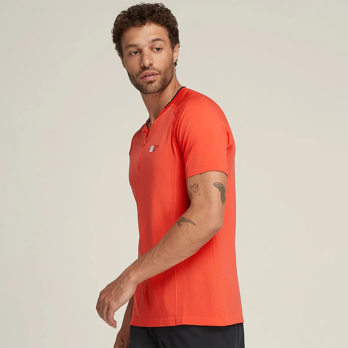 T-shirt Wilson Bela Series Naadloze Zip Henley