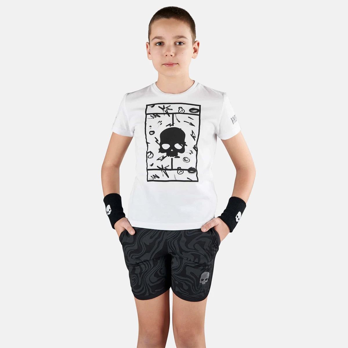 T-Shirt Hydrogen Junior Garcon Tennis Court