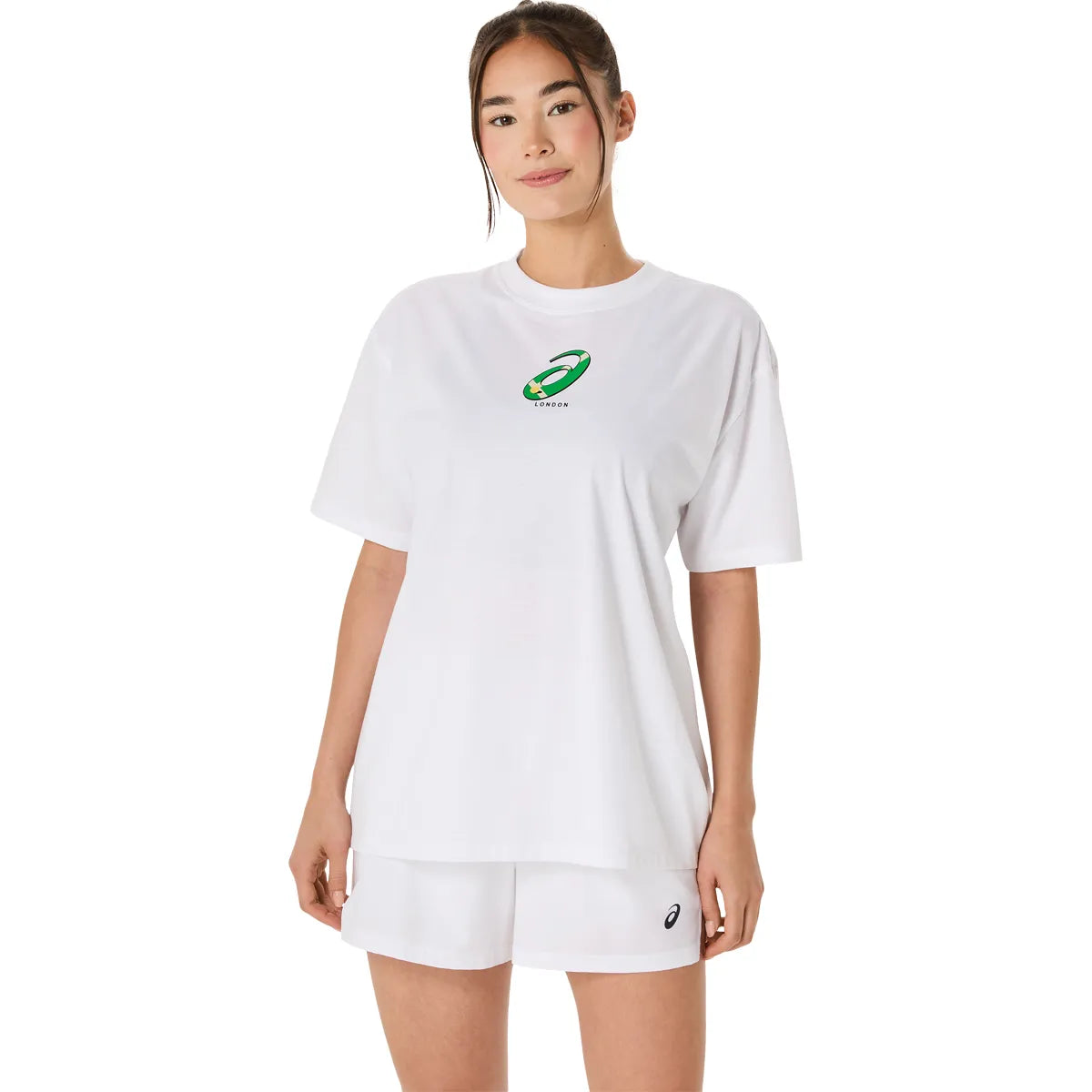 T-Shirt Asics Dames Court Graphic Londen