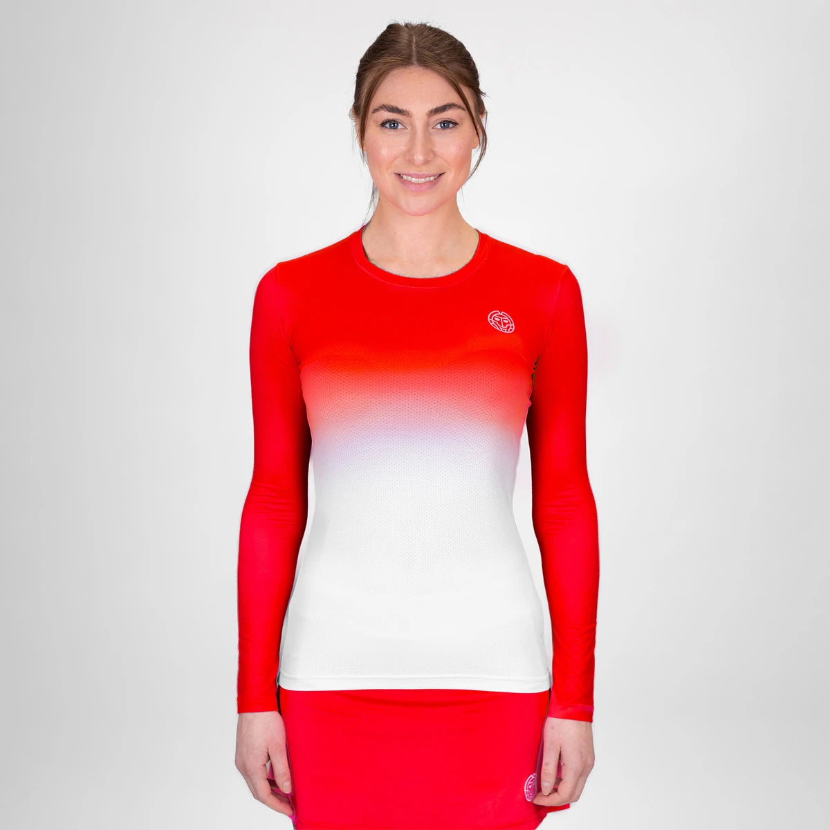 T-shirt Bidi Badu Dames Crew Gradiant Lange Mouwen