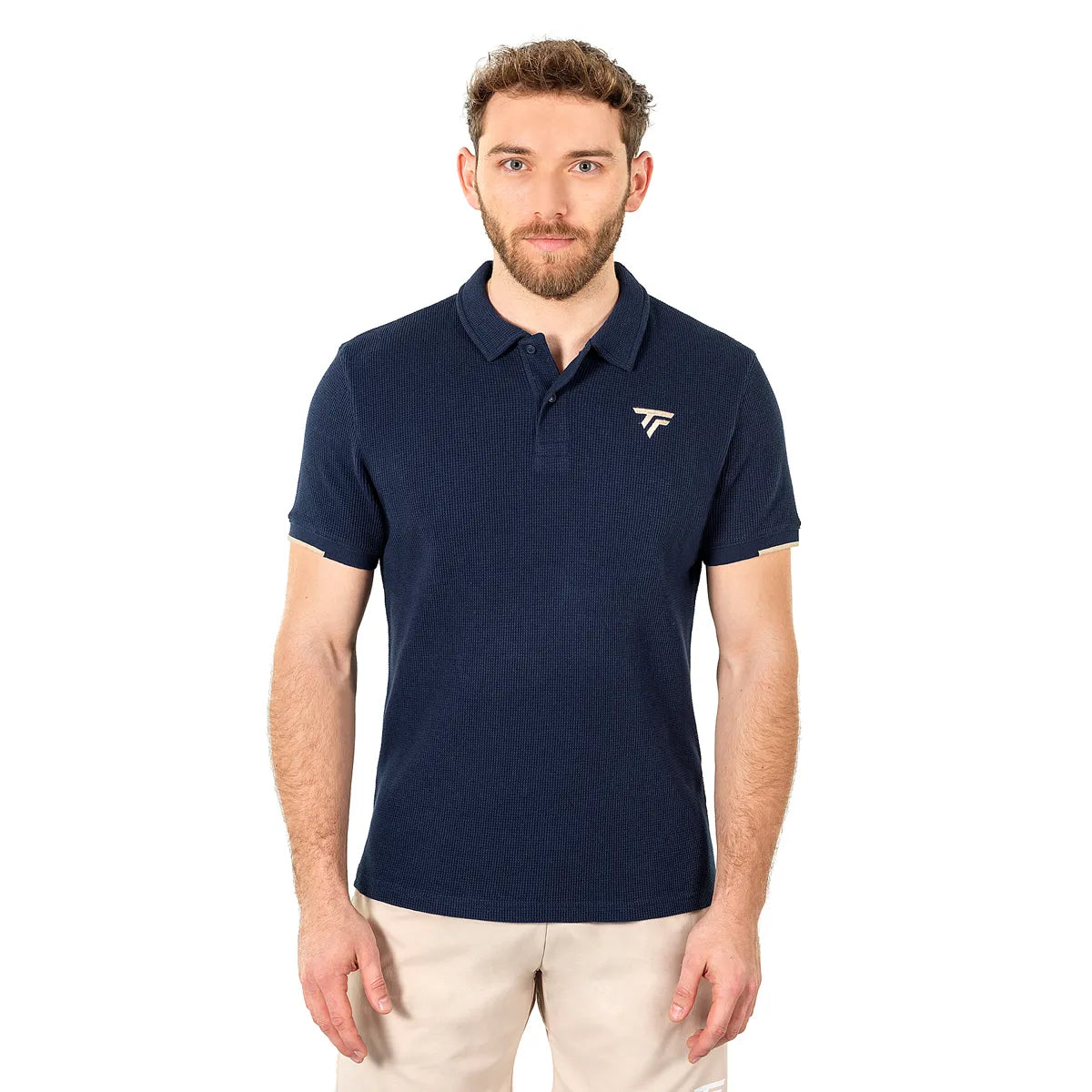Polo Tecnifibre Waffle Marine