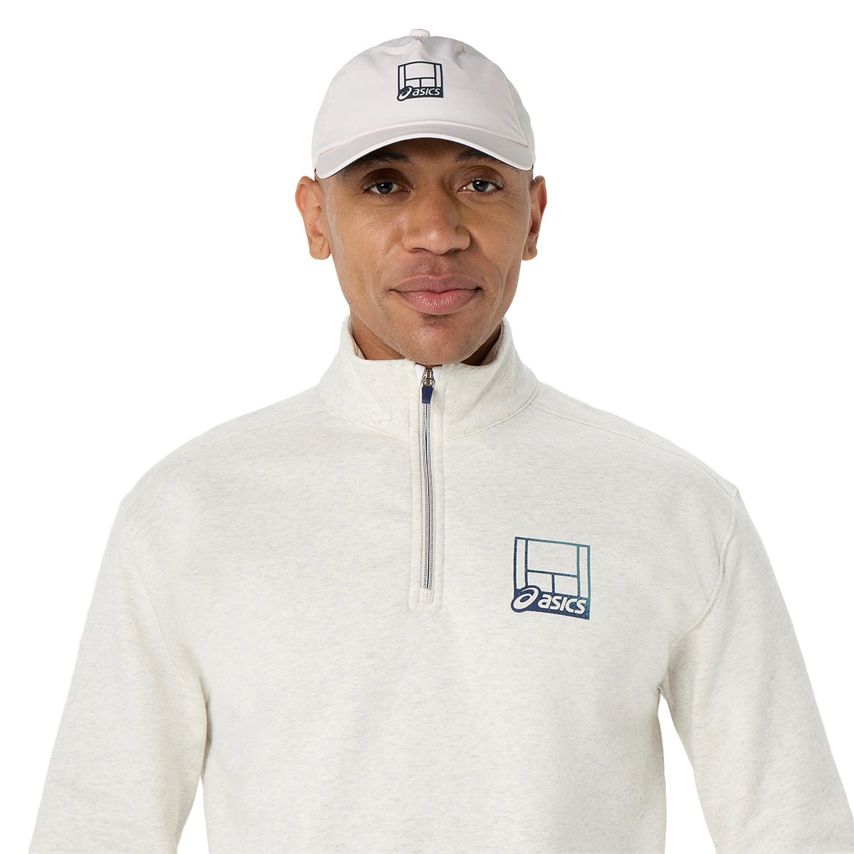 Asics Court Graphic 1/2 Zip Sweat