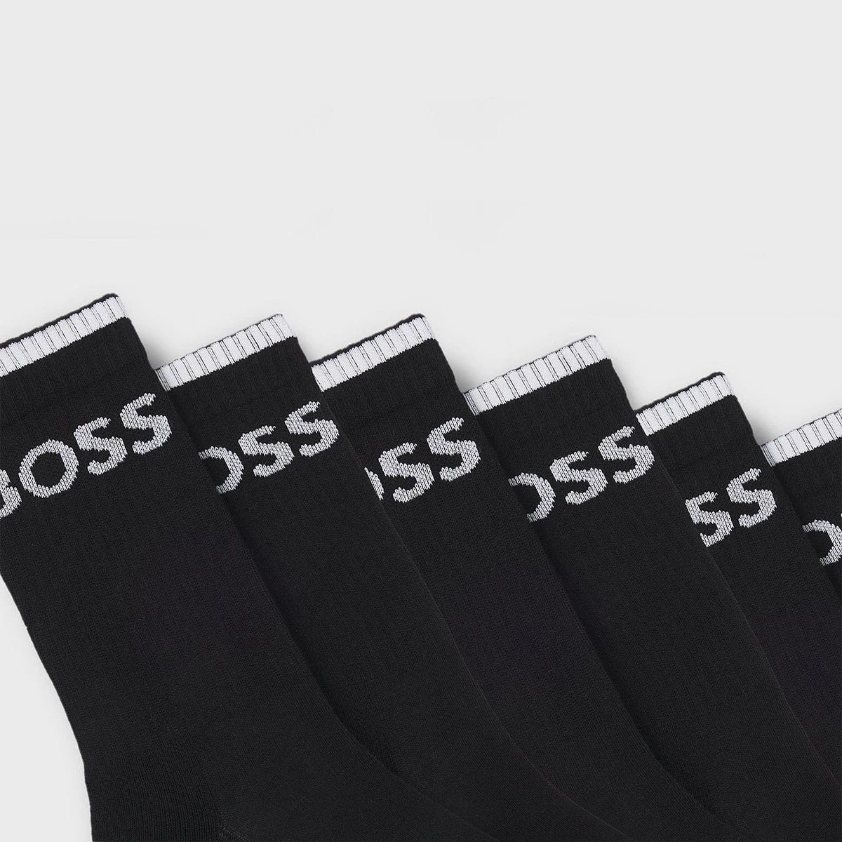 6 Pairs of Boss Stripe Socks