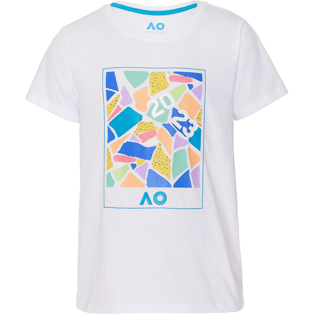 Australian Open Junior Girl Dated Mosaic T-Shirt