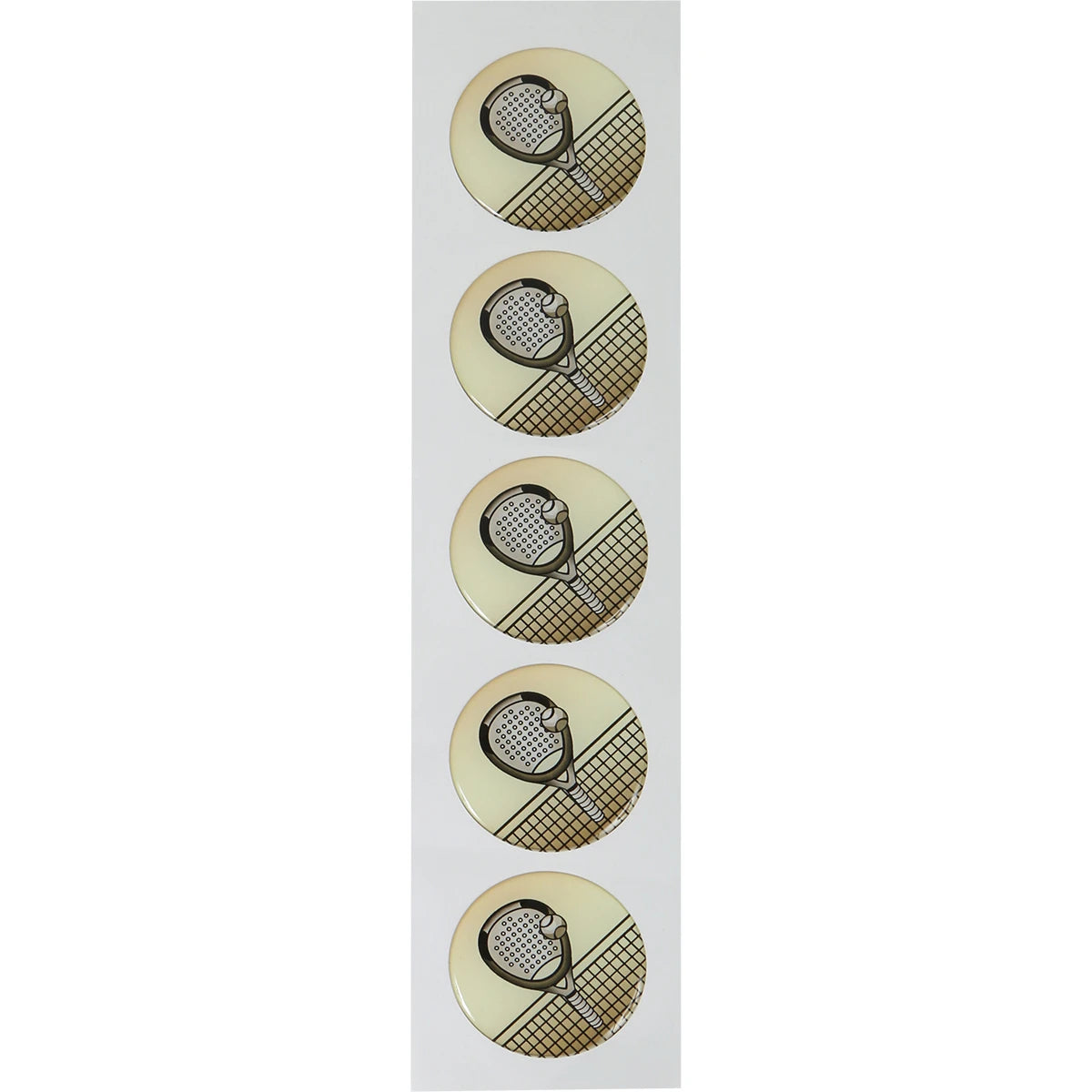 Medaille Padel Schijfjes (Epoxy - 50Mm)
