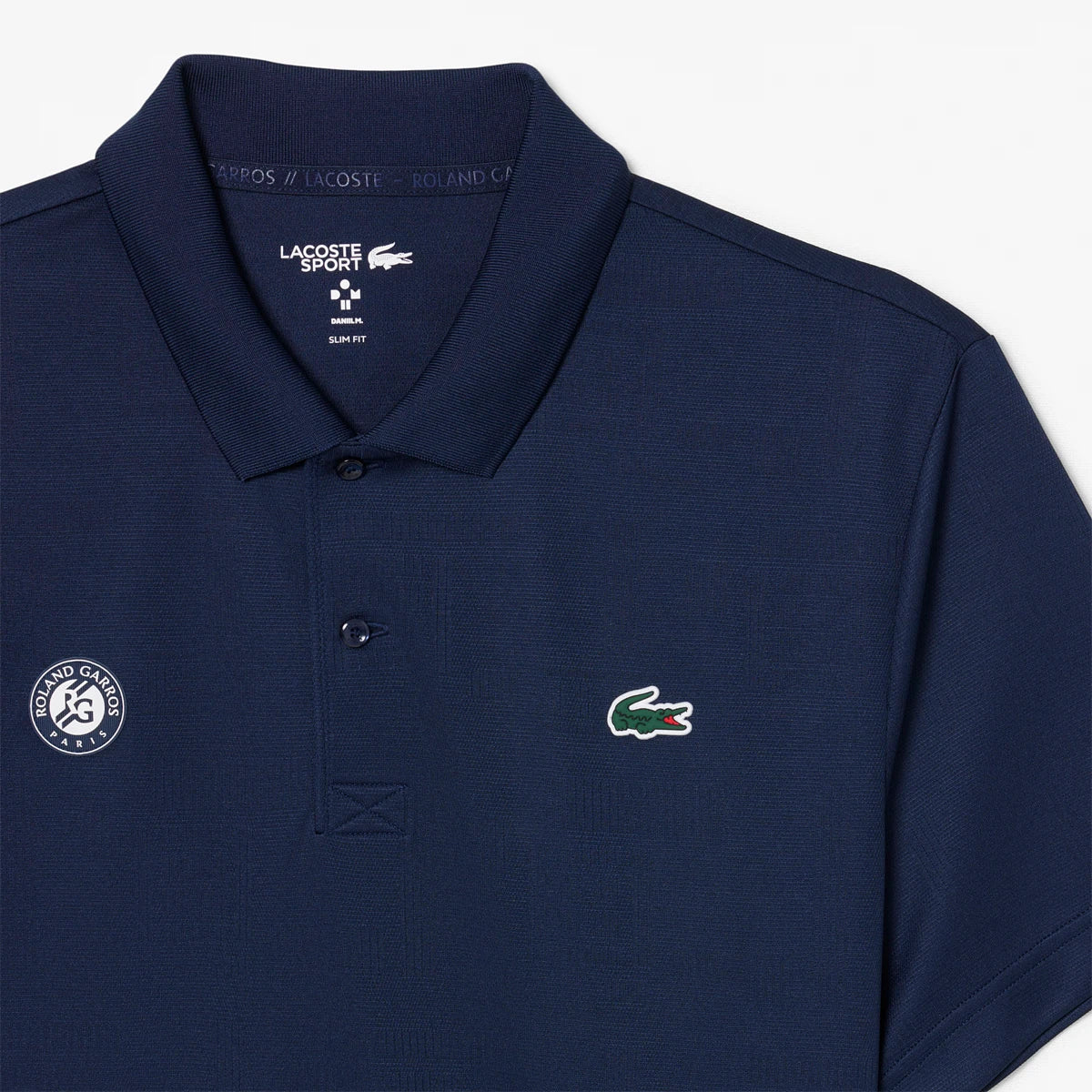 Polo Lacoste Medvedev On Court Graphic