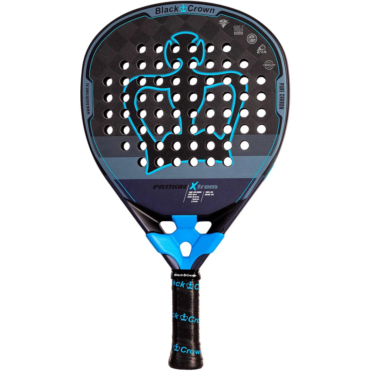 Padelracket Black Crown Patron Xtrem