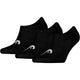 3 Pairs of Head All Sport Footie Socks (No Show)