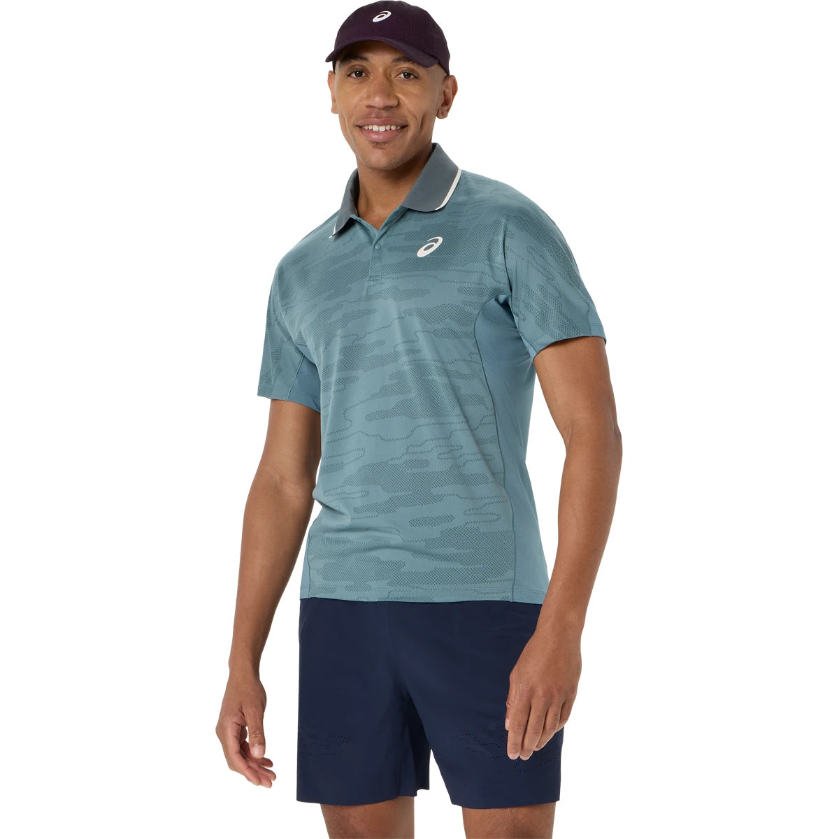 Polo Asics Match Jacquard Ss New York Day