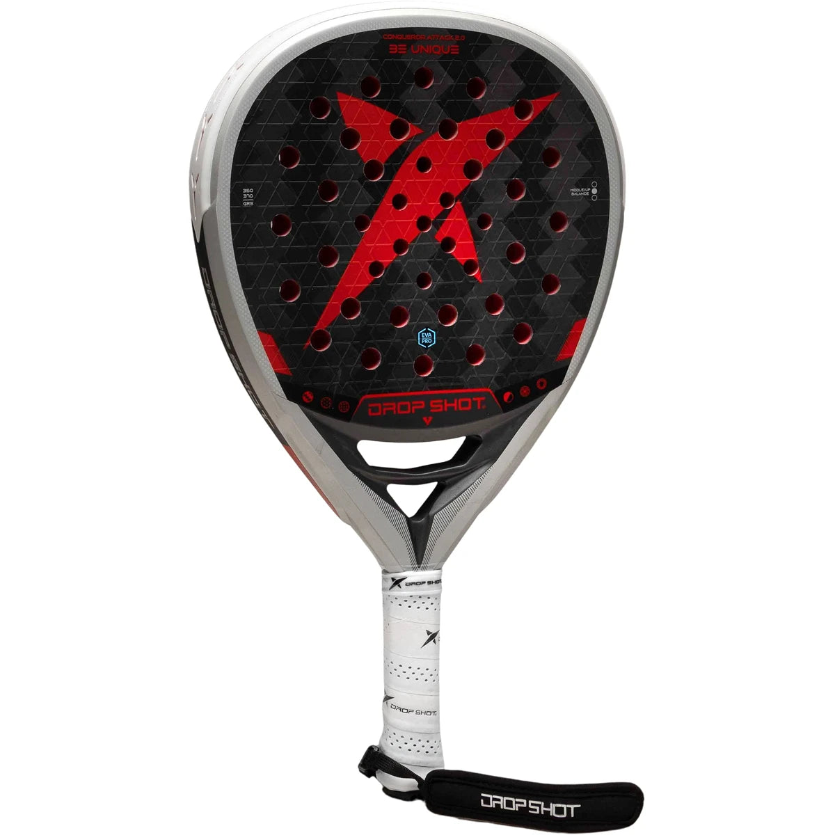 Padelracket Test Drop Shot Conqueror Attack 2.0