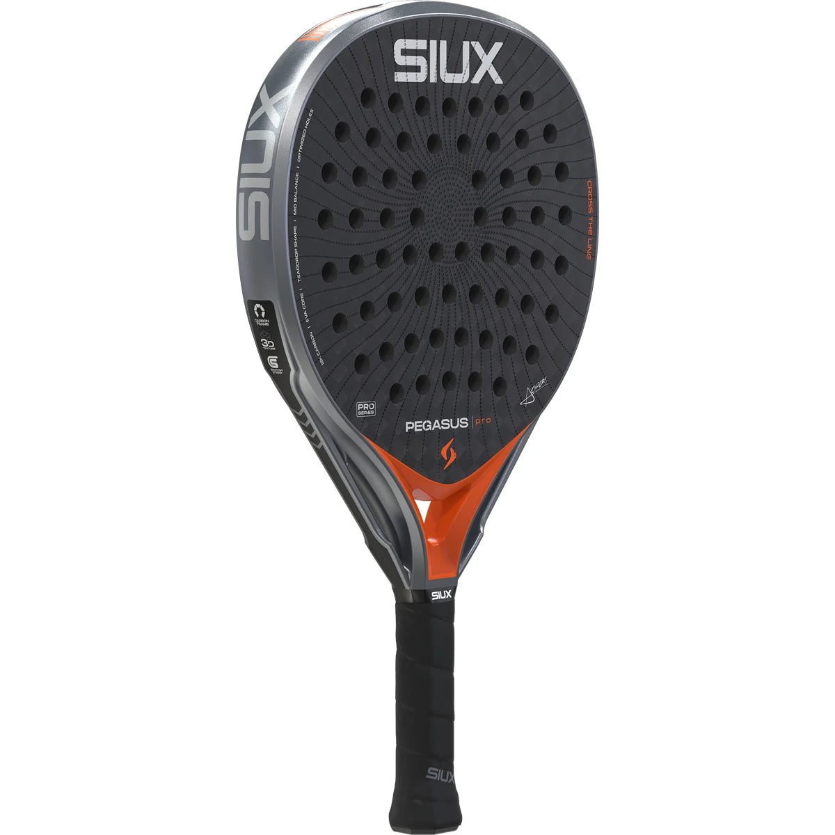 Padelracket Siux Pegasus Pro 2026 Lava Orange
