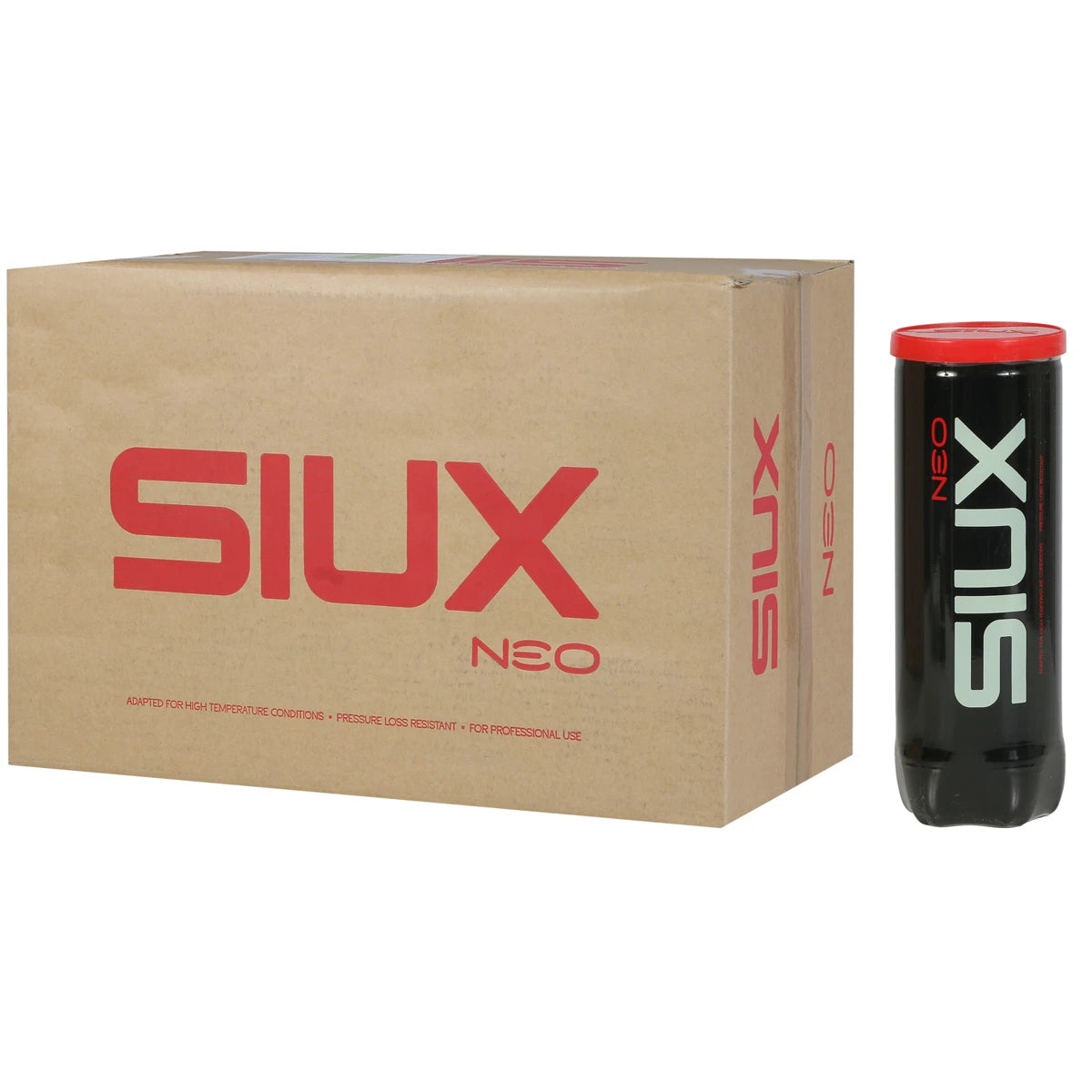 Doos van 24 Tubes met 3 Siux Neo Padelballen