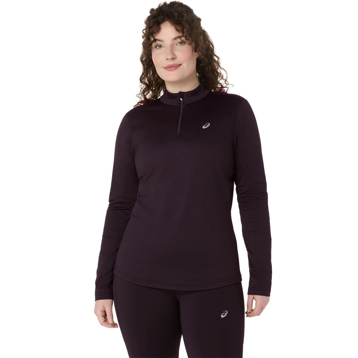 T-Shirt Asics Femme Core Manches Longues 1/2 Zip
