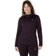T-Shirt Asics Femme Core Manches Longues 1/2 Zip
