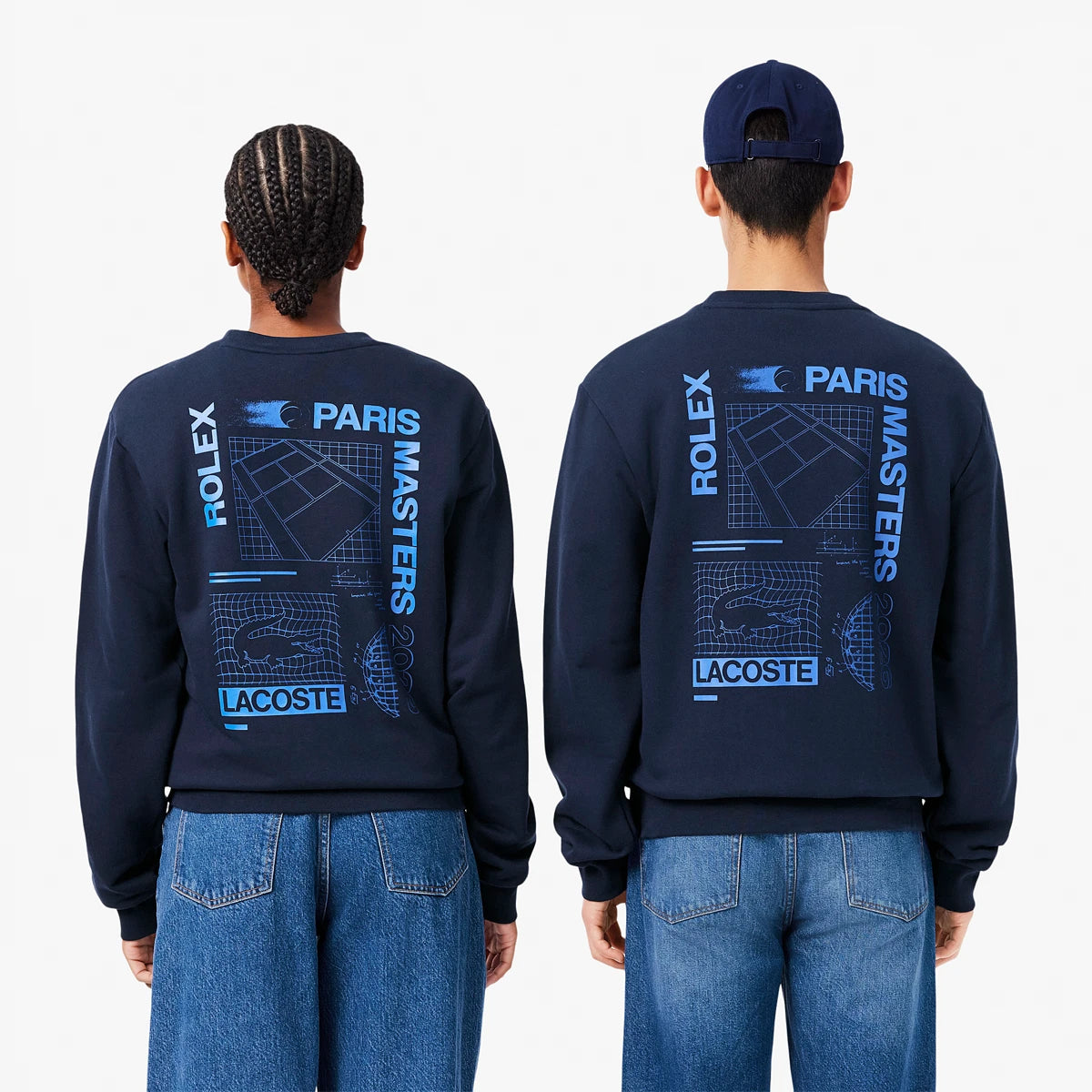 Sweater Lacoste Rolex Paris Masters Graphic
