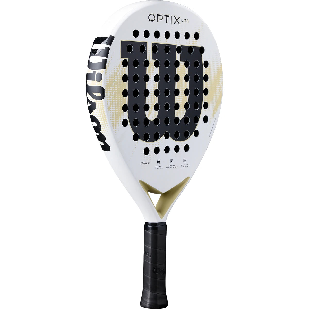 Padelracket Wilson Optix V2 Lite White