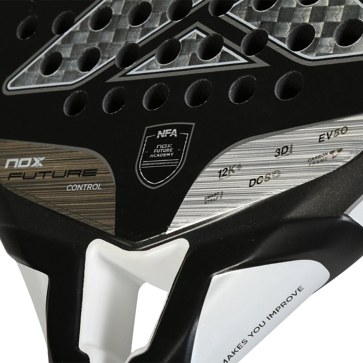 Padelracket Nox Future Control 12K Alum