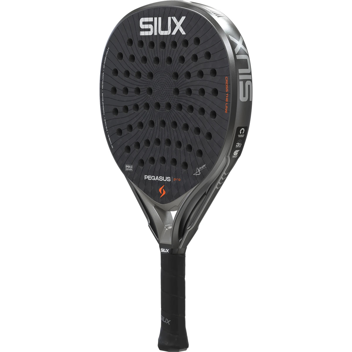 Raquette Test de Padel Siux Pegasus Pro 2026 Storm Grey