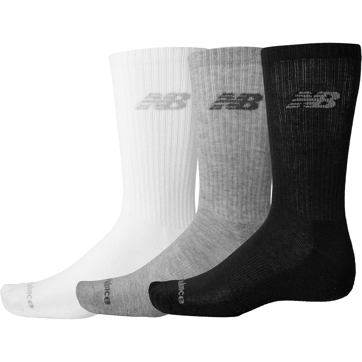 3 Pairs of New Balance Perf Crew Socks (Mid)