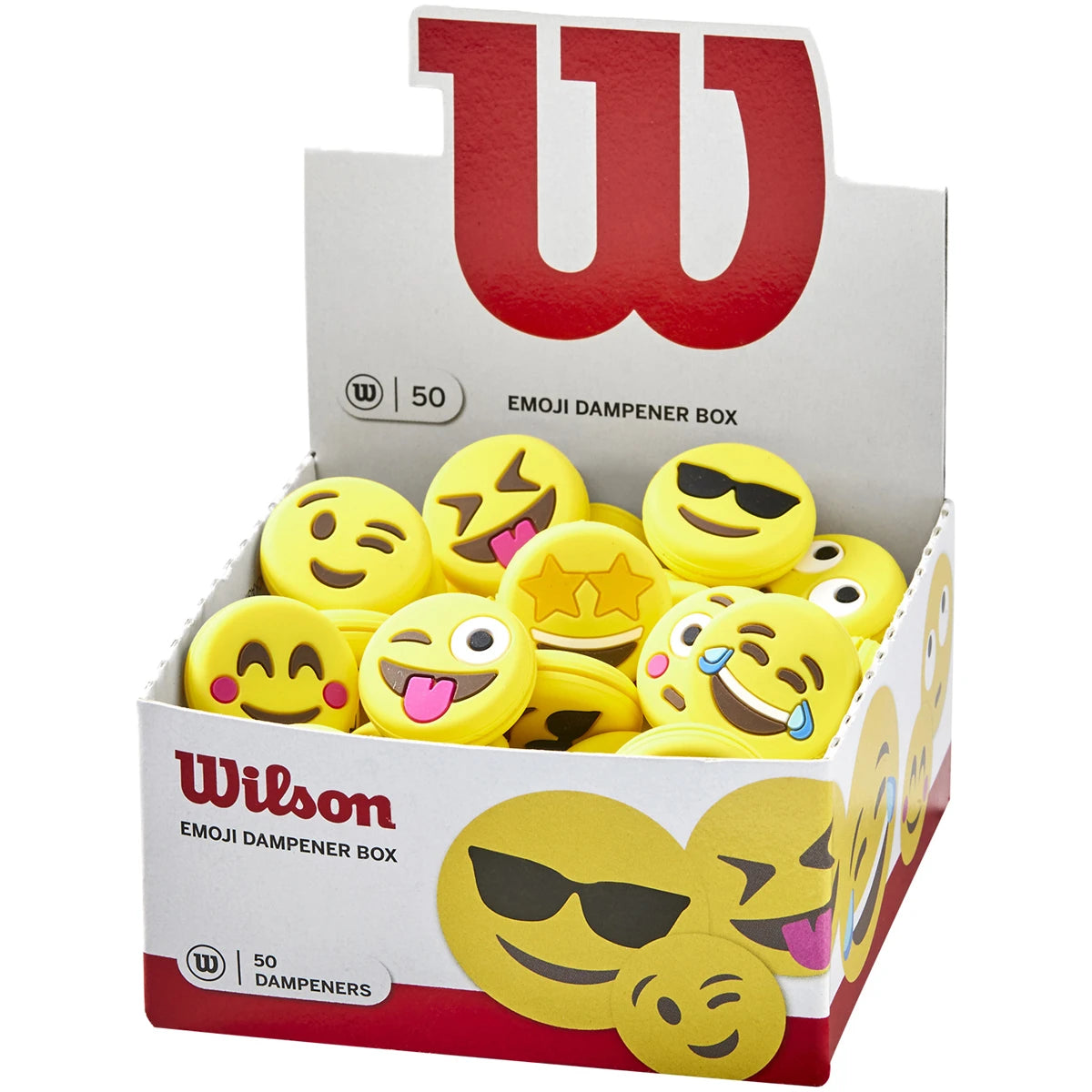 Boite de 50 Antivibrateurs Wilson Emoji