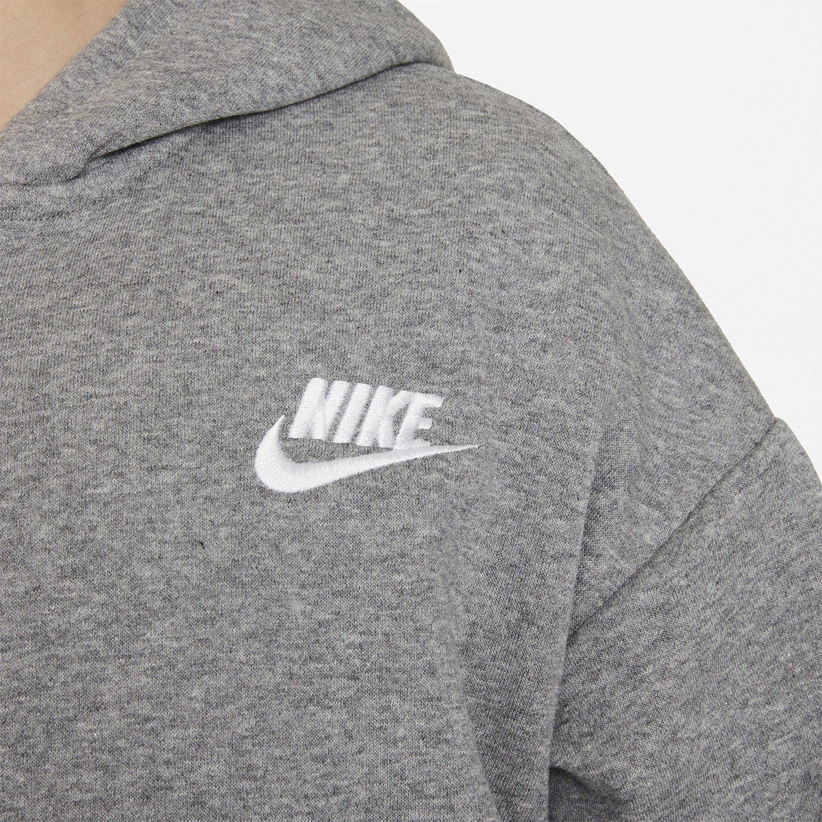 Nike Junior Girls Sportswear Club Fleece Full Zip Hoody Sweatshirt