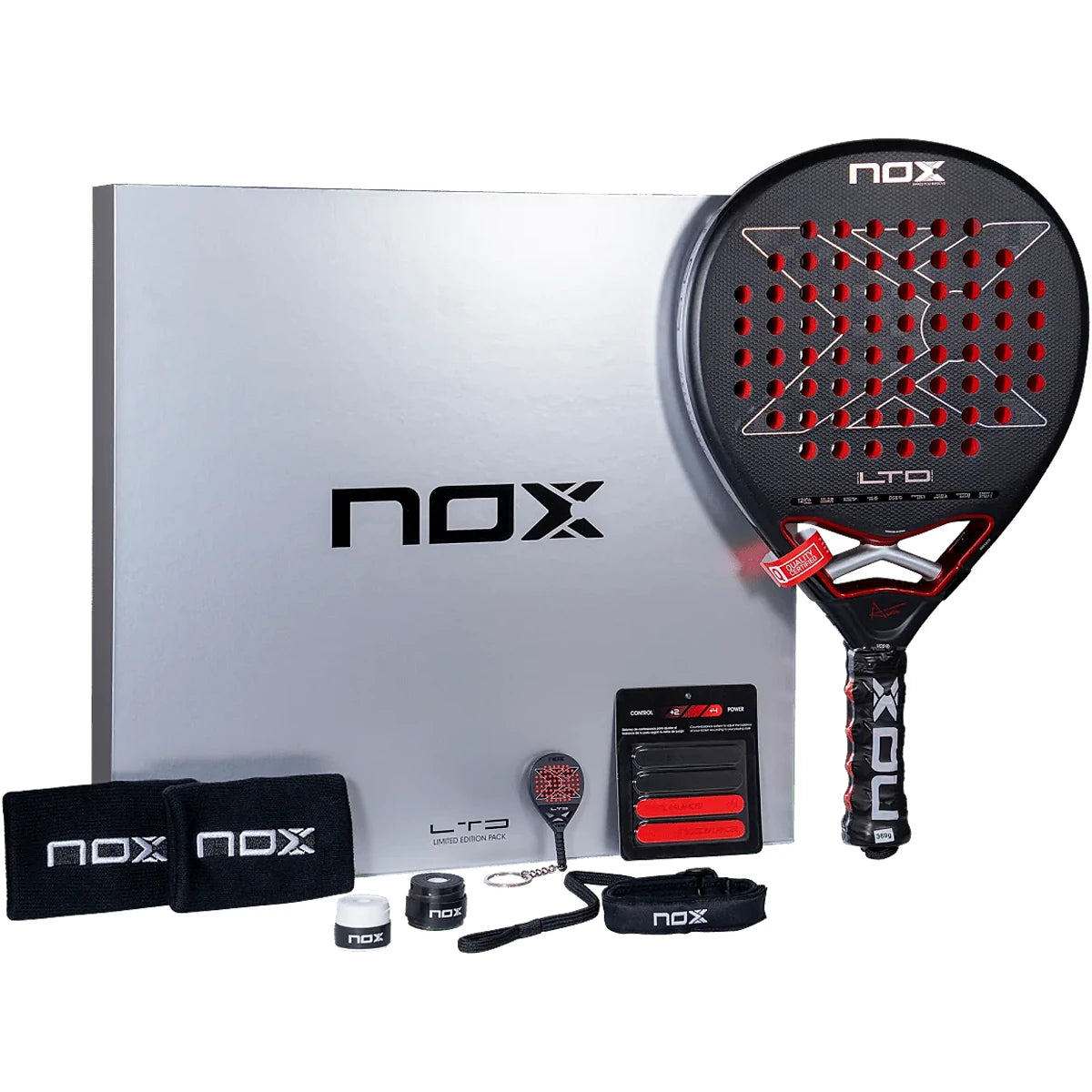 Pack Padelracket Nox At10 Genius 12K Xtrem Limited