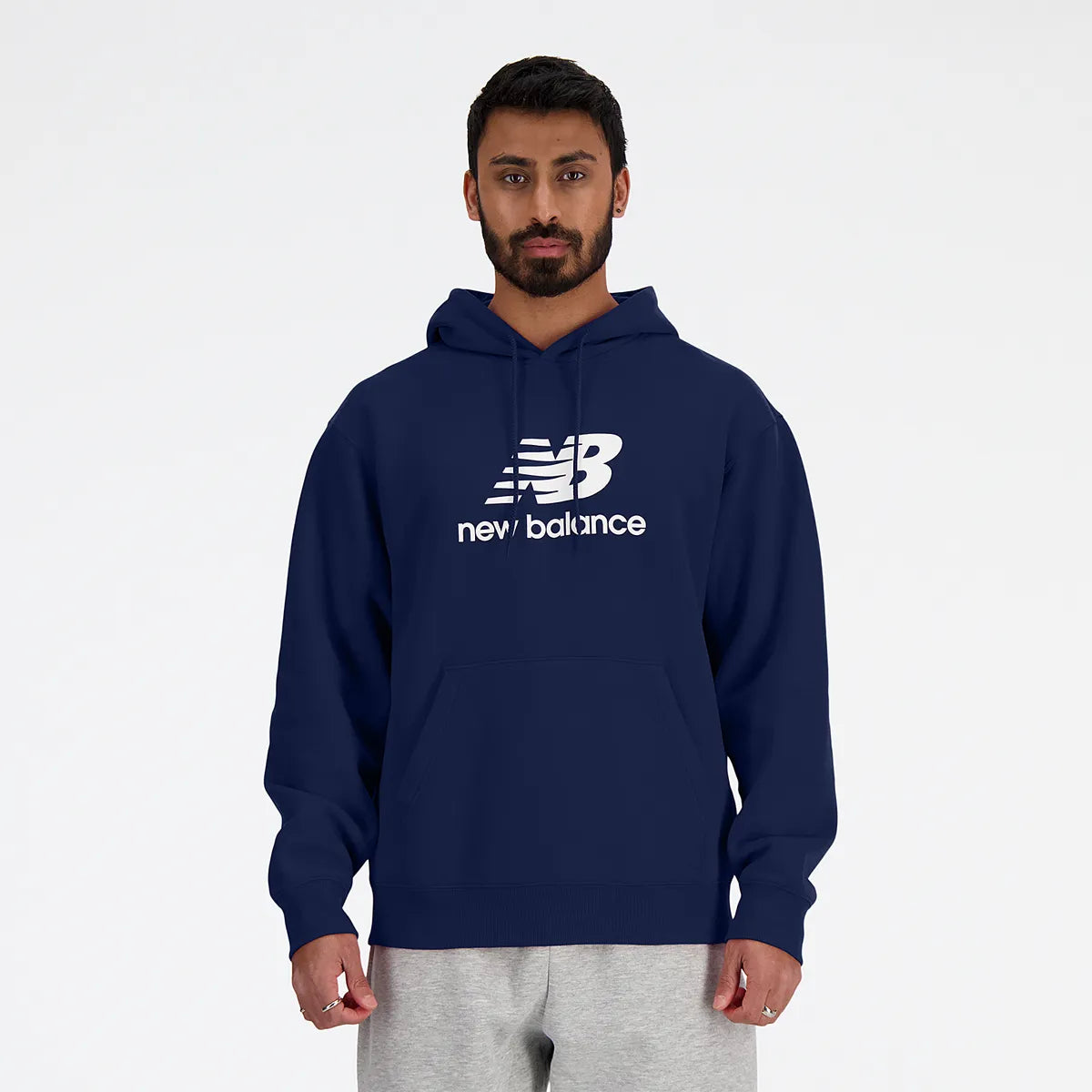 Sweater New Balance Essential Logo Met Capuchon