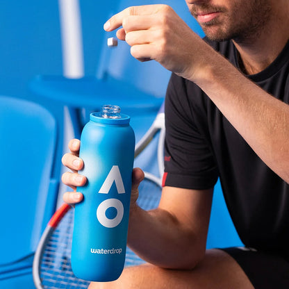 Waterdrop Stainless Steel Water Bottle Ao Blue 1000Ml
