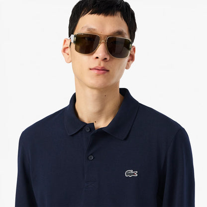 Lacoste Core Performance Long Sleeve Polo Shirt for Men
