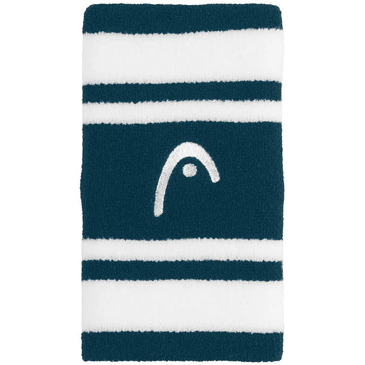 Pair of Head Double Width 5" Striped Wristbands