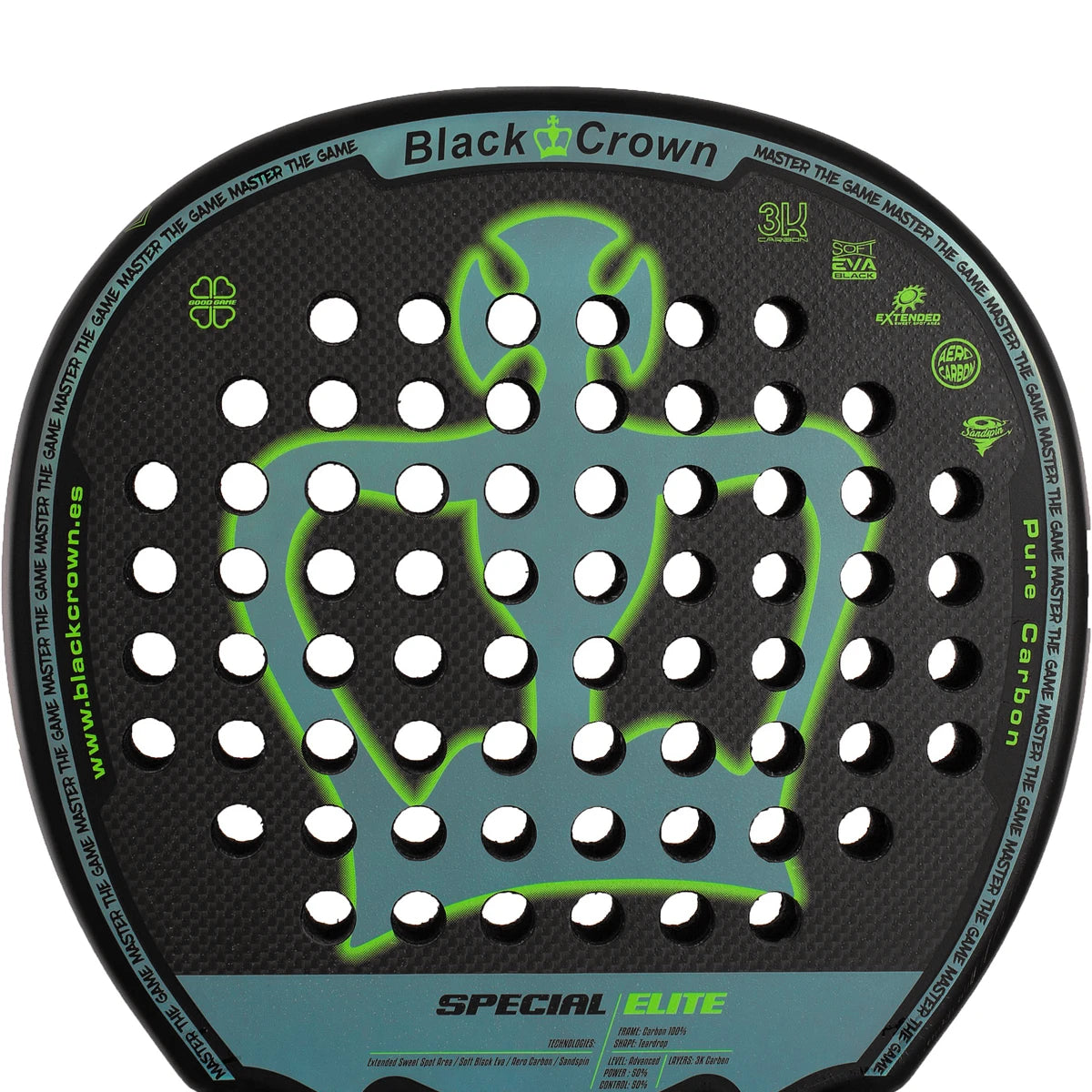 Black Crown Special Elite Padel racket
