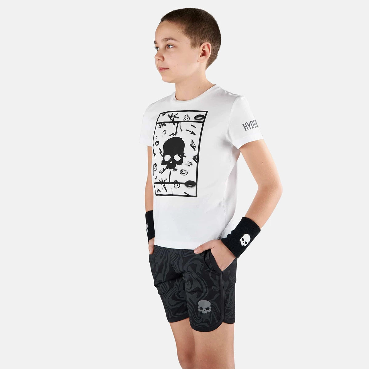 T-Shirt Hydrogen Junior Garcon Tennis Court
