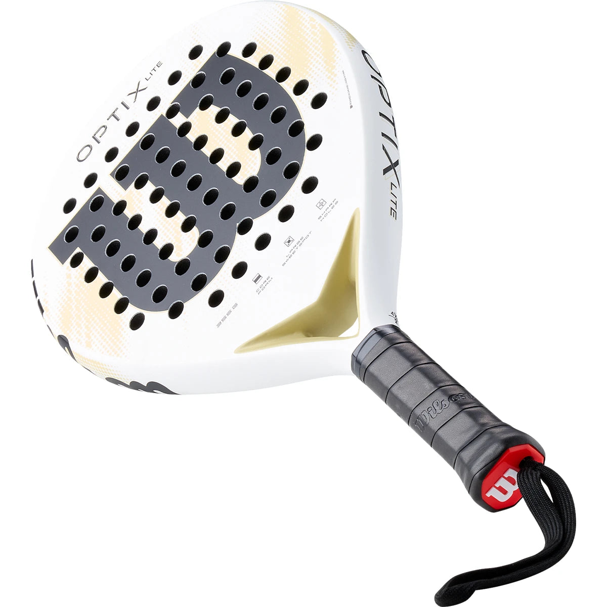 Padelracket Wilson Optix V2 Lite White