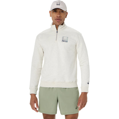 Asics Court Graphic 1/2 Zip Sweat