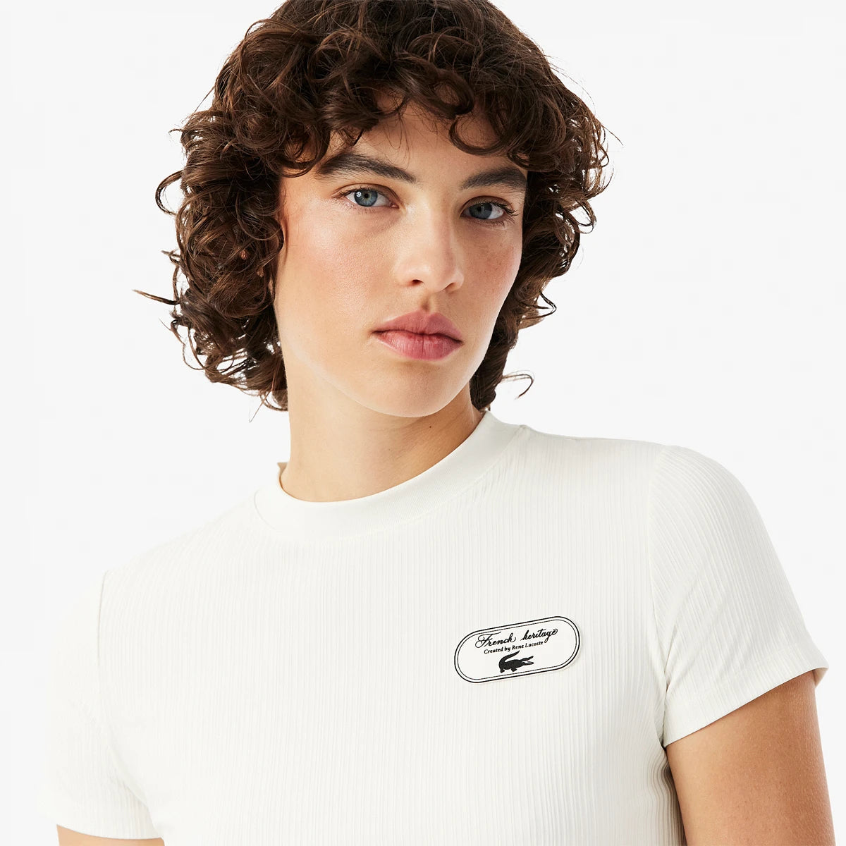 Dames T-shirt Lacoste Heritage