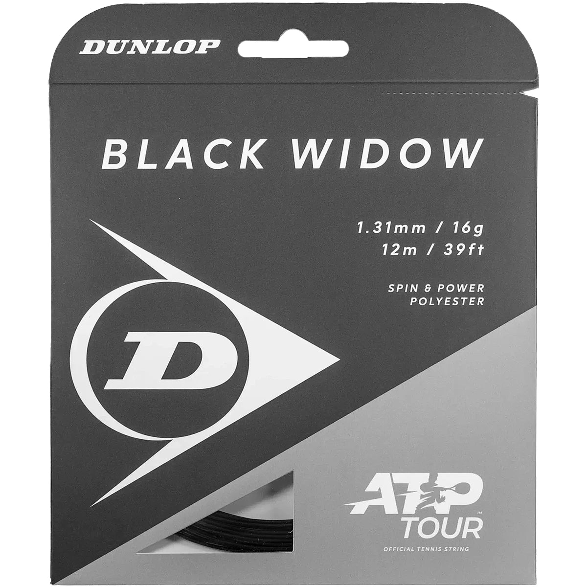 Cordage Dunlop Black Widow (12 Mètres)