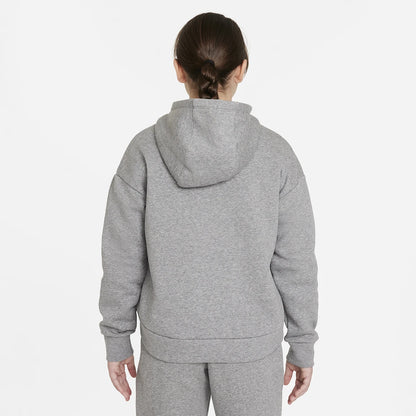 Nike Junior Girls Sportswear Club Fleece Full Zip Hoody Sweatshirt