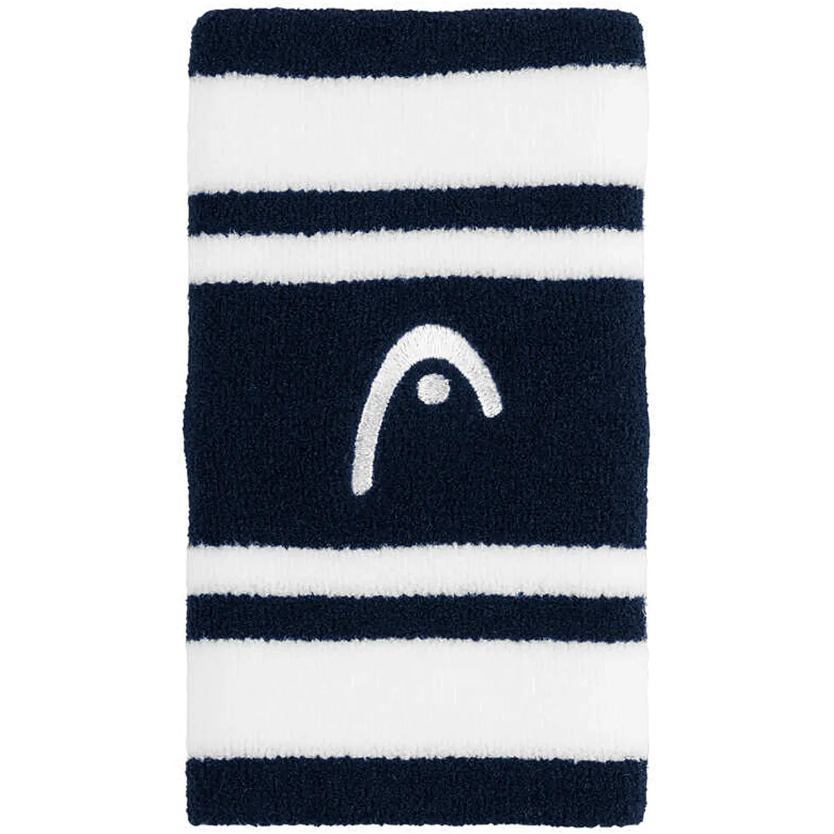 Pair of Head Double Width 5" Striped Wristbands