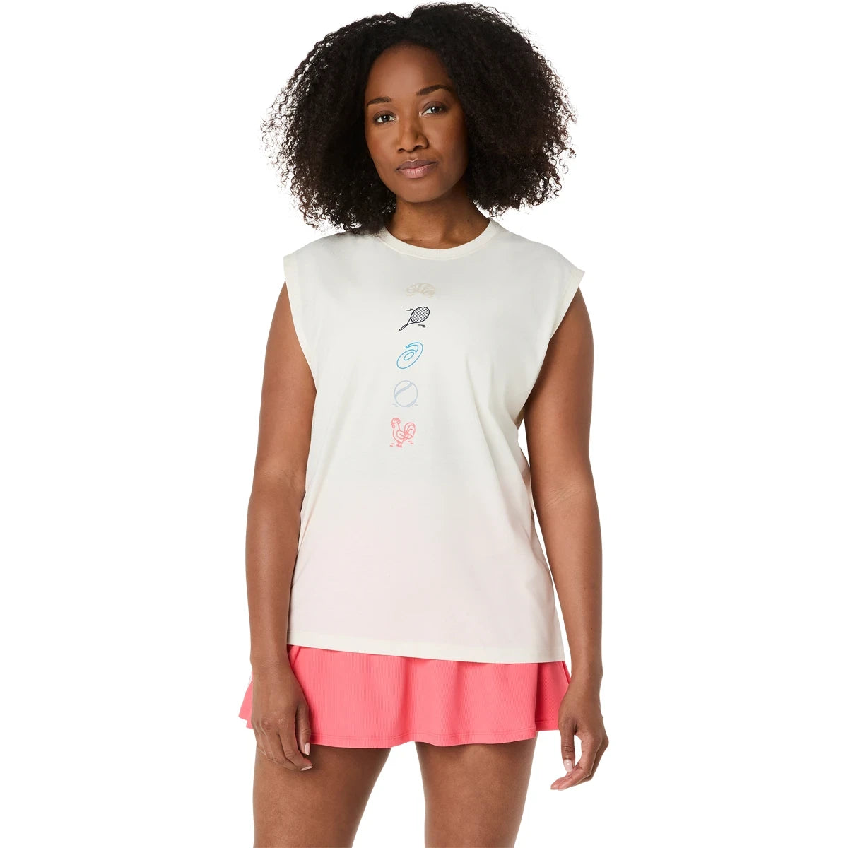 T-Shirt Asics Dames Game Seasonal Graphic