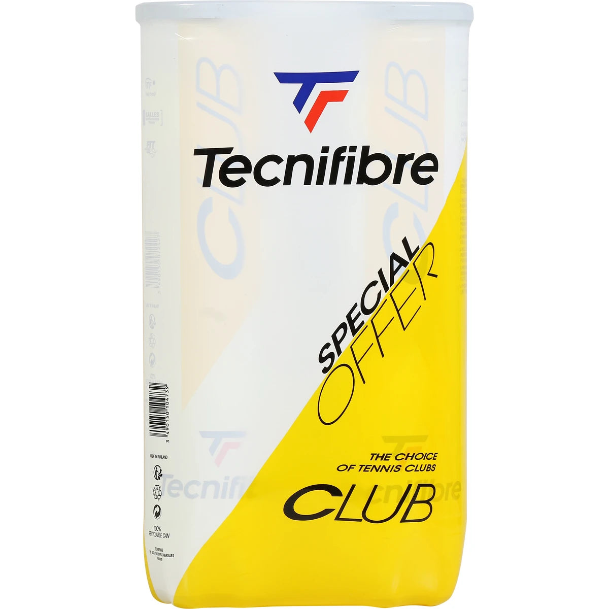 Bipack de 4 Balles Tecnifibre Club