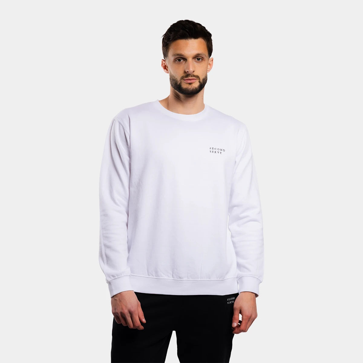 Second Serve Open Basic Crew Sweat