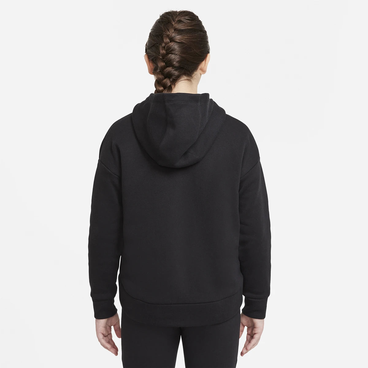 Nike Junior Girls Sportswear Club Fleece Full Zip Hoody Sweatshirt