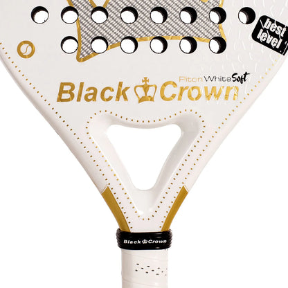 Black Crown Piton White Soft Padel racket