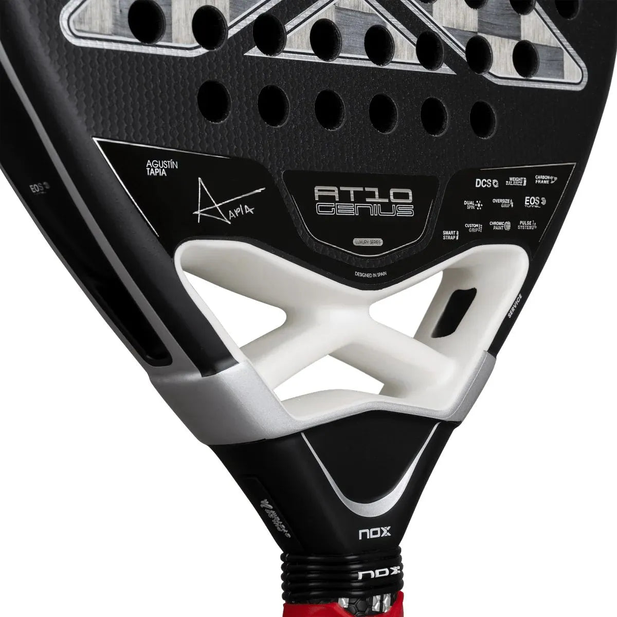 Nox At10 Genius Attack 18K Alum Padel Racket By Agustin Tapia 2026