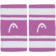 Pair of Head Double Width 5" Striped Wristbands