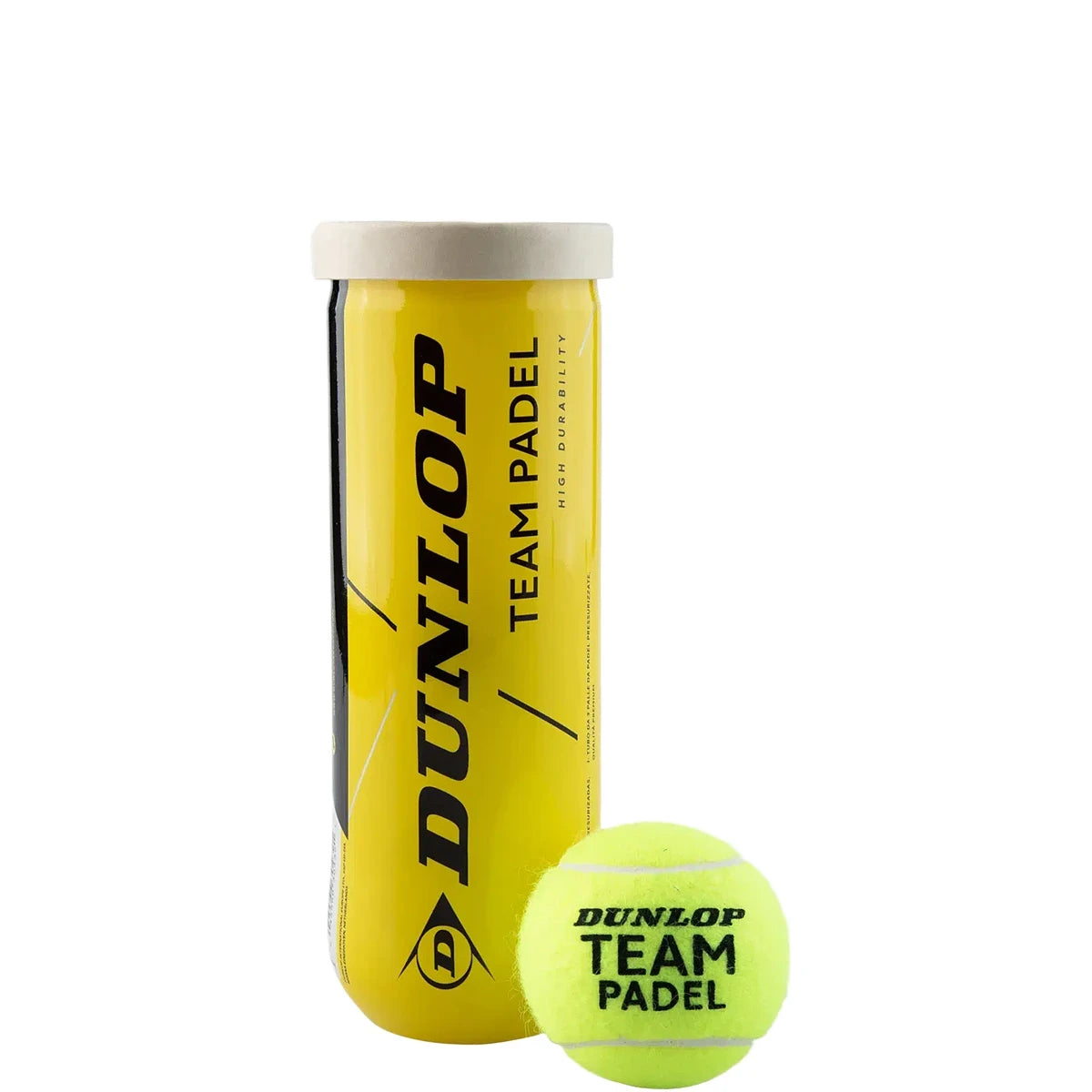 Tube of 3 Dunlop Team Padel Balls