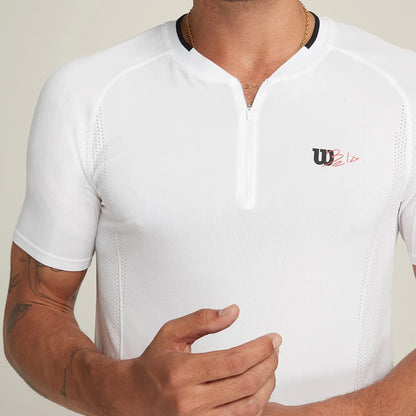 Wilson Bela Series Seamless Zip Henley T-Shirt