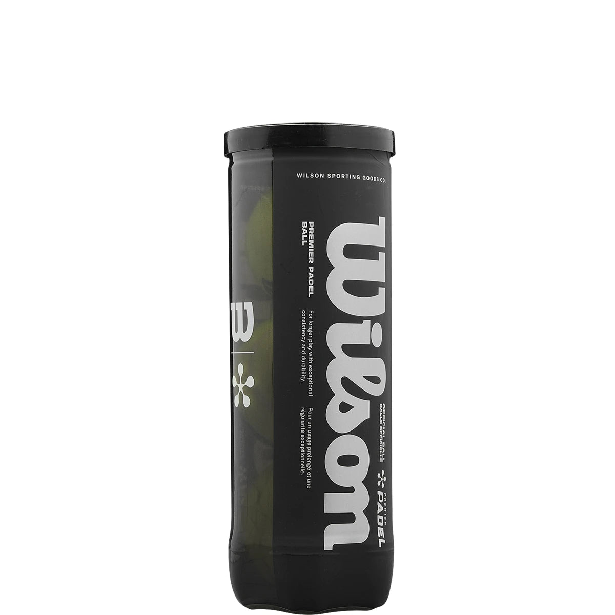 Tube de 3 Balles de Padel Wilson Premier Padel