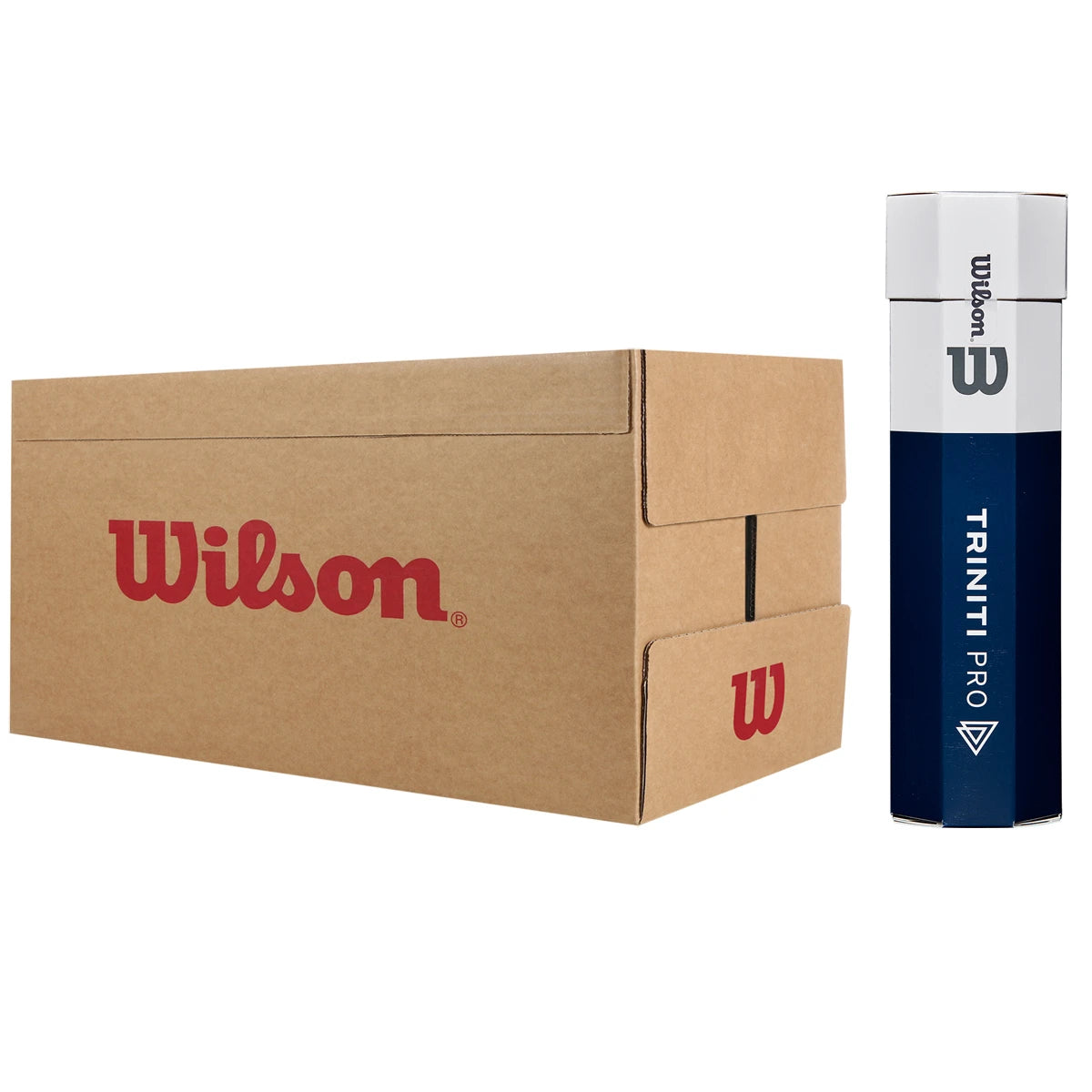 Carton de 18 Tubes de 4 Balles Wilson Triniti Pro